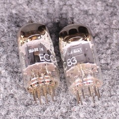 (2) Siemens (Telefunken Brand) 12AX7/ECC83 Tubes ~ MATCHED PAIR ~ Test As NOS!