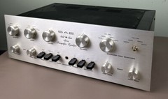 SAE MARK FOUR B AMPLIFIER WITH MARK ONE PREAMPLIFIER STEREO SYSTEM NICE