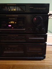 Vintage Pioneer RX-750 Stereo System Dual Cassette Deck, Radio & Equalizer Rare