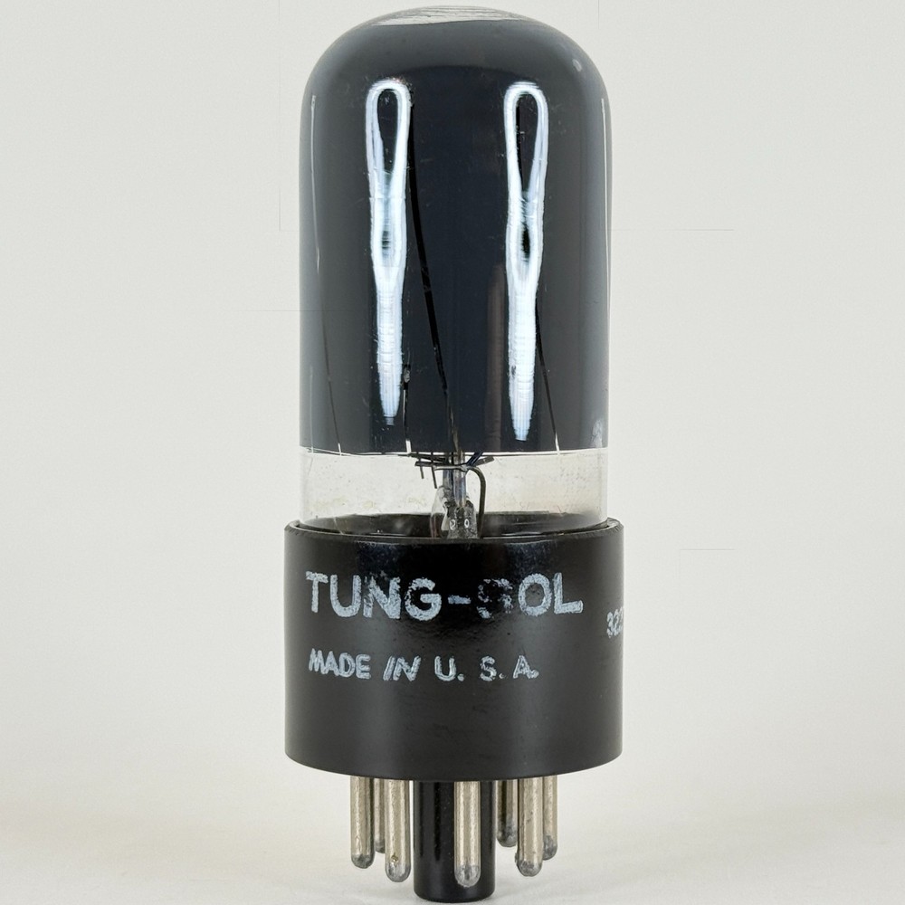 (1) Tested Tung Sol 6SL7GT Tube Tall Bottle Gray Glass Date Code T-13 6SL7 GT