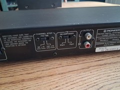 Vtg Pioneer F-77 FM/AM Digital Synthesizer Stereo Tuner Memory Presets Japan