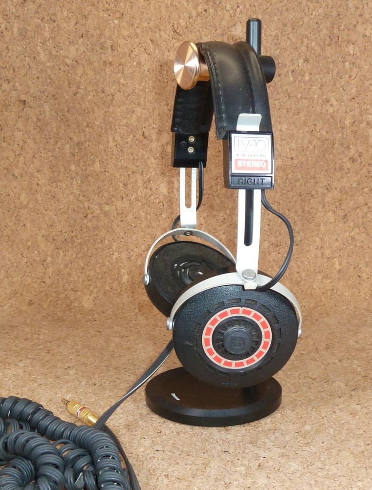 Vintage Realistic/Koss LV-10 Headphones (No Foam) Tested Working