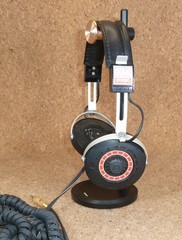 Vintage Realistic/Koss LV-10 Headphones (No Foam) Tested Working