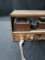 Vintage David Bogen DB-110 Mono Tube Amplifier – Powers on Untested