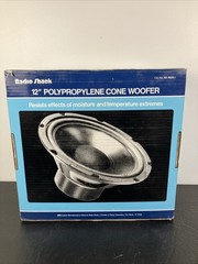 NEW! Vintage Radio Shack 12″ Bass Woofer Speaker 40-1026A 8 Ohm 100W 50WRMS NOS!