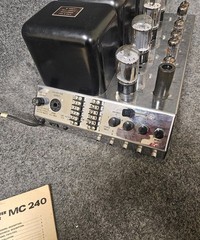 McIntosh MC240 Vacuum Tube Amplifier with owners manual