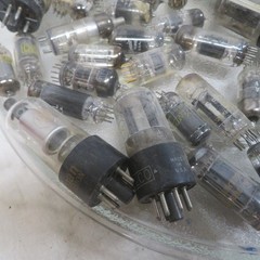 Lot of VTG Vacuum Tubes GE Tung-Sol Raytheon Radio Amp Valves Bulk – for Parts