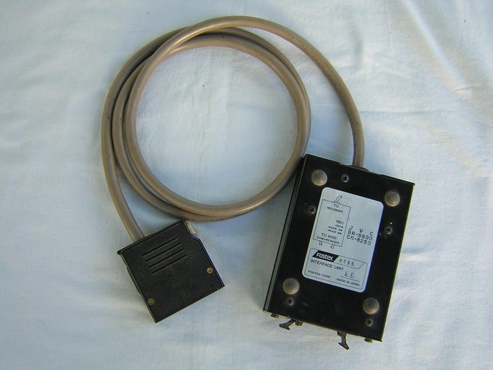 Fostex 8755 Interface unit – for 4030 Syncronizer to JVC BR-8600, CR-8250