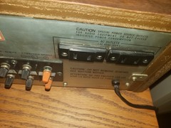 Vintage Technics SU-7100, 35W Stereo Amplifier, 1978 For Parts Or Repair