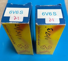 JJ Electronic 6V6S Matched Vacuum Tubes – one may not work