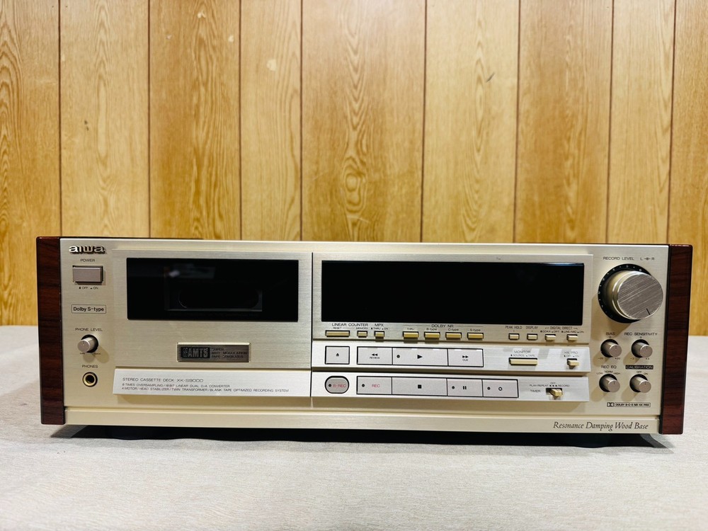 AIWA XK-S9000 Stereo Cassette Deck For Parts Repair AS-IS