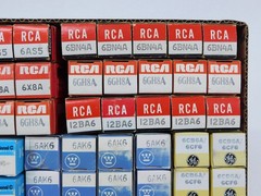 6AK6 6BH6 6X8A 6AS5 6BN4A 6GH8A 12BA6 6CB6A 6CF6 Vintage NOS Tubes (lot of 80)