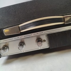 Vintage General Electric Model 200 “Mustang” Portable Record Player For Parts