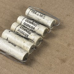 5 VTG Budroc / Cornell‑Dubilier 0.05uf 600v Film Capacitors – Test Good–Tube Amp