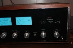 McIntosh MC 2105 Solid State Power Amplifier w/ L54 Wood Case – Full Recap