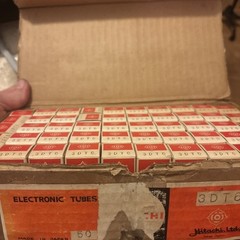 3DT6 Hitachi Tokyo Japan Electron Tube NOS (Qty) Sharp Cutoff 2-Control Pentode
