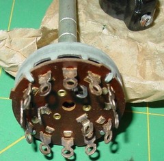 2 Vintage Tube Radio TV Technicians Mallory Volume Control Rotary Switches Lot