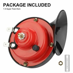 12V Super Loud Train Horn Waterproof for Motorcycle Car Truck SUV Boat