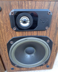 CERWIN VEGA SAT-6S 100W 8OHM SHELF SPEAKERS MADE IN USA TESTED WORKING