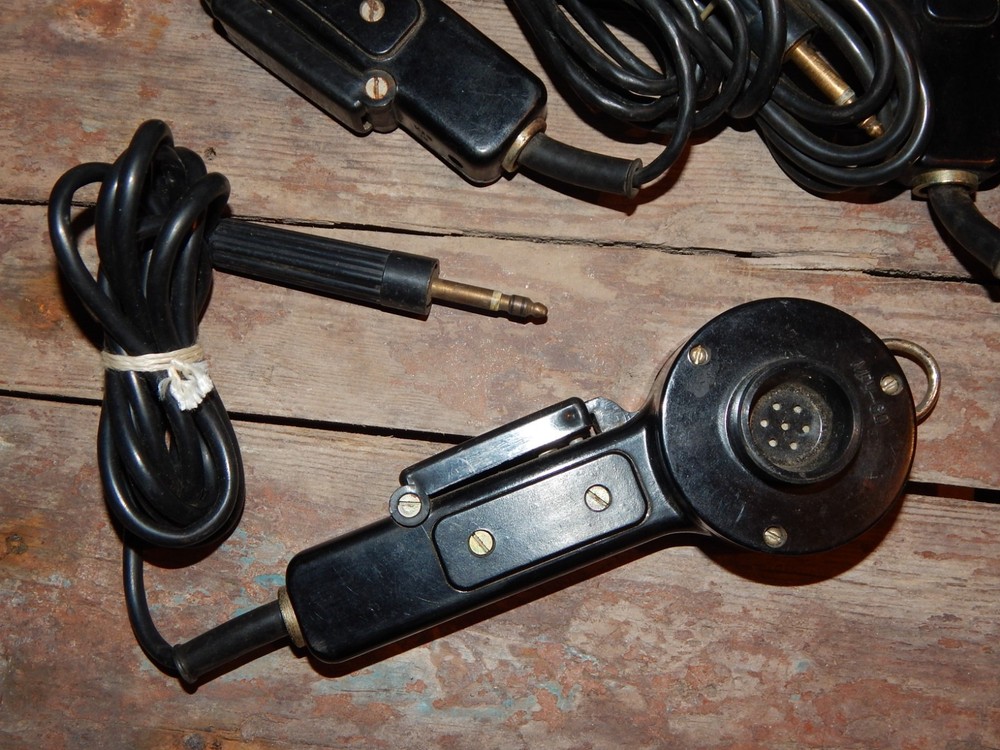 1pc Soviet MICROPHONE MRU-60 Military USSR NOS