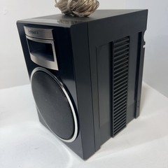 Fisher Bookshelf Speakers Pair Black 2-Way Home Stereo Audio Vintage (PH463)