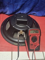 12″ Alnico Speaker Smooth Cone Pair Heppner 16 Ohm Guitar Tube Amp Amplifier Vtg