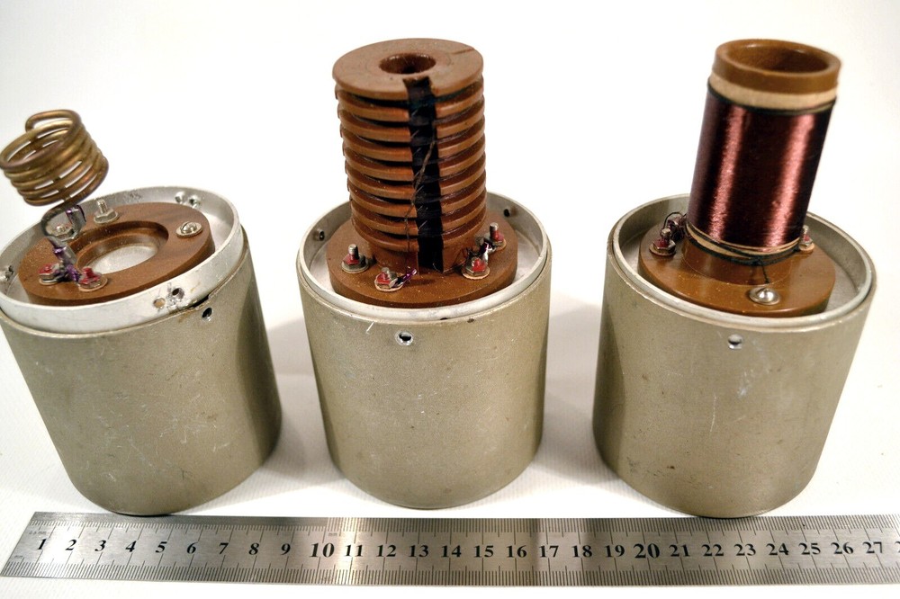 Vintage Сoils HF Generator Copper Wire 0.15mm 50-140, 500-1400 kHz 12-30 MHz