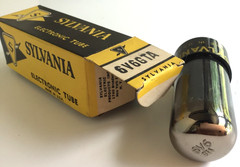 Sylvania 6V6GTA Tube Smoked Glass USA Tested Strong & Box Fender Princeton Champ