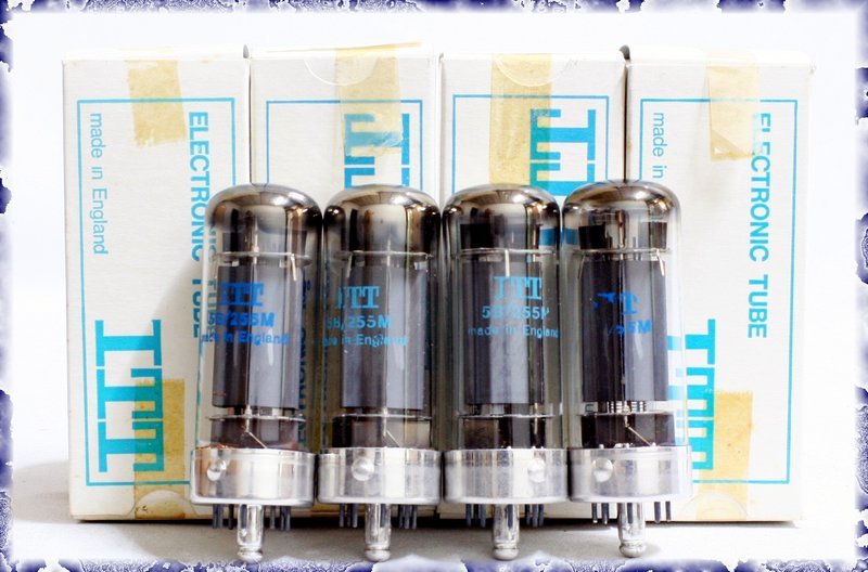 NOS Match QUAD ITT 5B/255M TUBE replace KT66 6L6GC