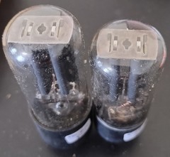 No. 80 rectifier tubes 2 pcs NOS tested GE RCA brand both by RCA