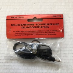 Vtg Realistic Earphone Ear Piece Radio Cassette CD 3.5mm Jack Radio Shack New