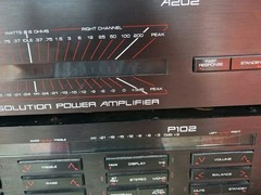 SAE PREAMPLIFIER AND AMPLIFIER. SAE P102 & SAE A202