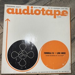 4 VTG Formula 15 Audiotape 1800′ Mylar Tape Reels & Scotch 203 -Prerecorded
