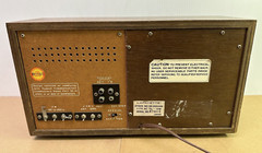 Lafayette AM/FM Plug in Wood Cabinet Tabletop Radio 99-35644W Japan Tested