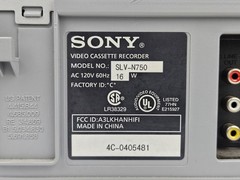Sony SLV-N750 VCR VHS HI-FI Video Cassette Recorder Player w/ Remote TESTED
