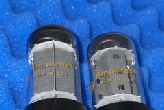 TWO Amperex 7591A Tubes / Amplitrex Tested 💪 +100% / 1978 Dates / 2% Gm Matched