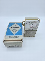 Lot 2 Vintage Portable Radios – Empire 9KF-100 + Silvertone AM/FM (For Parts)