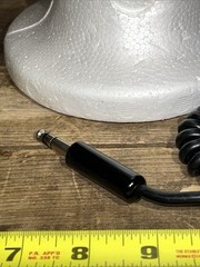 Vintage Aviator Style Stereo Headphones Original Earpieces & Chord Made in Japan