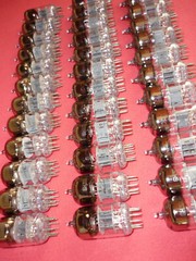 36pcs. 6N3P / 6Н3П ~ 6CC42, 2C51, 5670 Double triode NEW. DATE III-1973