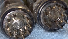 Matched Pair 12AX7/ECC83 Telefunken Smooth Plate Diamond Bottom Preamp Tubes