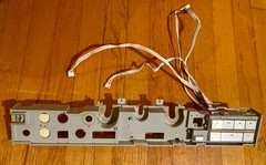 Akai GX-77 Reel Bottom Interior Front Plastic Control Panel w/Keyboard