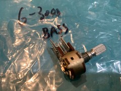 Sansui G-3000 Vintage Stereo Receiver Parting Out Bass Potentiometer