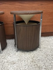Vintage Pair Zenith Circle of Sound Speakers Mid Century Modern MCM Working