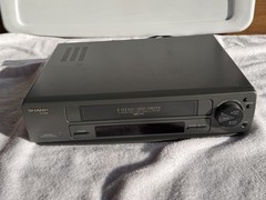 Sharp VC-A542U VCR 4-Head Mid-Drive VHS HQ Universal Remote Compatible AS-IS
