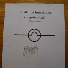 McIntosh MC7106 Lamps Kit LED Bulbs Lights replacement with INSTRUCTIONS