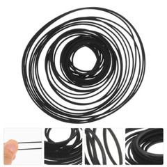 90pcs Cassette Rubber Belts Recorder Belts Cassette Tape Machine Belts Recorder