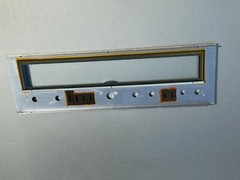 Scott 350RL Receiver Parts – Faceplate in great condition complete w/ glass