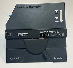 Dual 1257 Turntable Plinth Trim Parts Pitch/Speed Start/Stop Anti-Skating