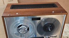 BEAUTIFUL TEAC A-4010GSL 4010 GSL 7 INCH REEL TO REEL WITH ORIGINAL DUST COVER !