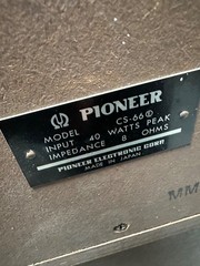 pioneer cs-66 speakers